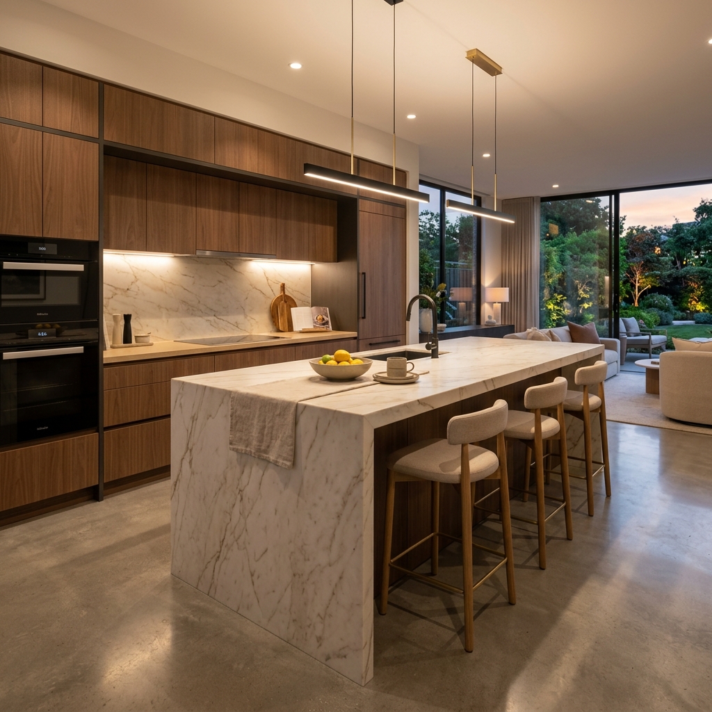 Luxury Minimalist Kitchen Interior Design